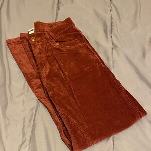 We The Free Terracotta Corduroy Pants